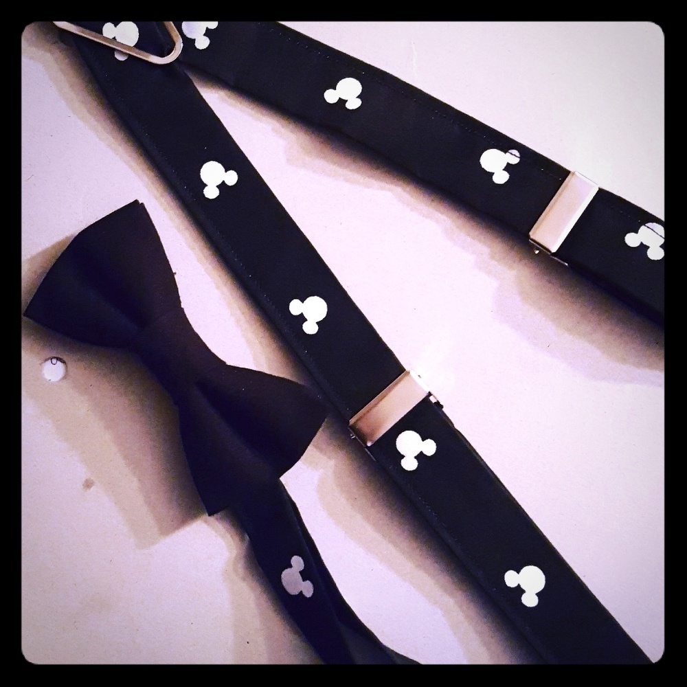 Bowtie and Suspender set